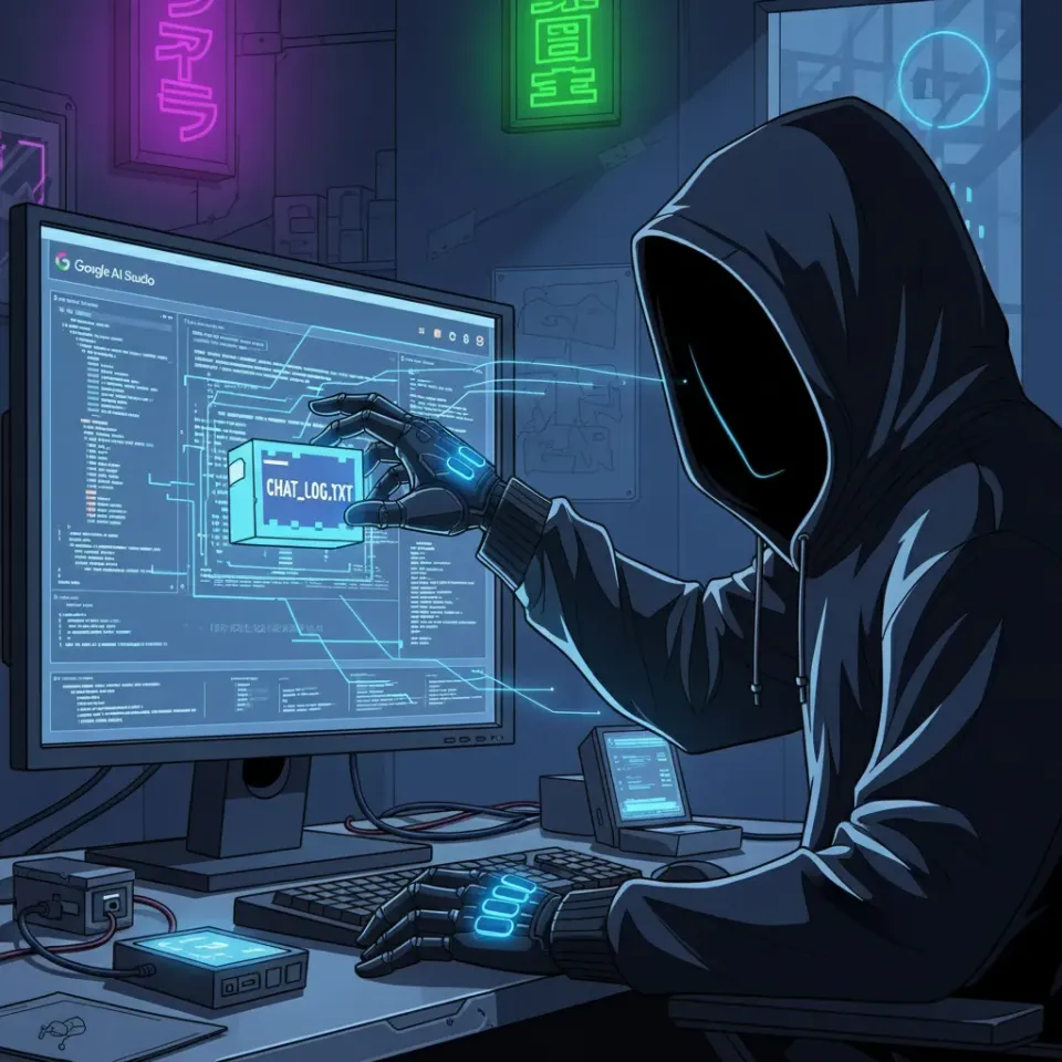 Google AI Studio 채팅 파일 내보내기(export) / 가져오기(import) 방법