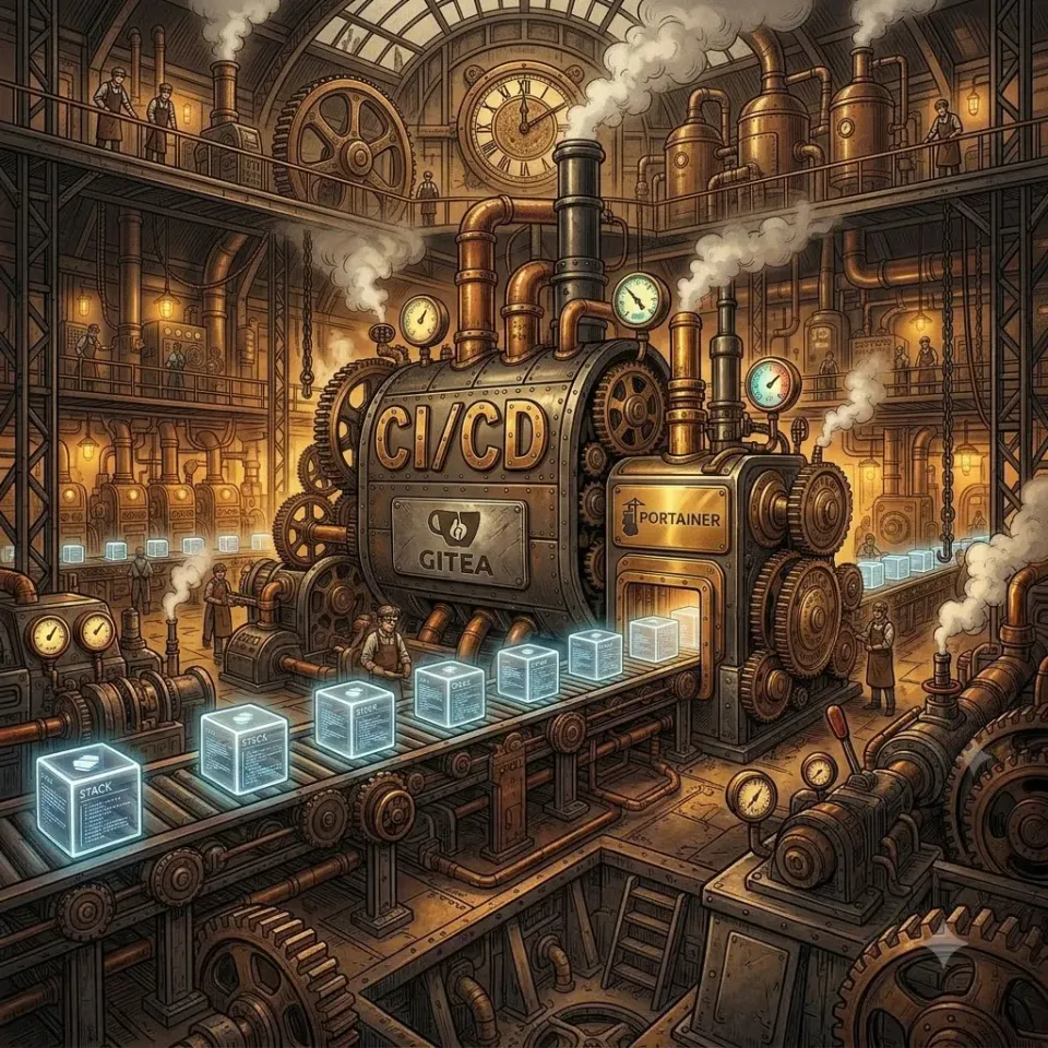 Portainer, Gitea를 활용한 CI/CD 환경 구축
